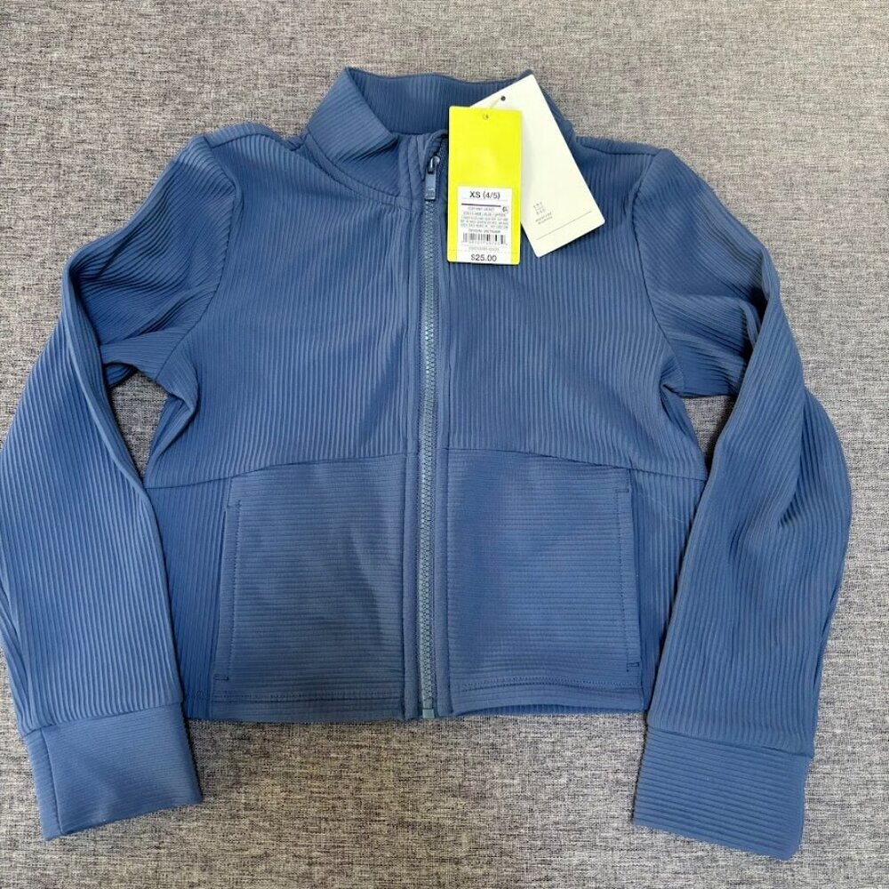 Blue "All in Motion" brand jacket, Size: XS - Picture 2 of 7